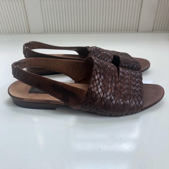 Sesto Meucci Shoes - Vintage Sesto Meucci Italian Leather Slide Sandals